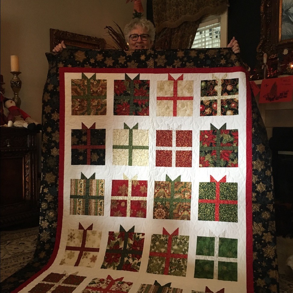 Christmas presents quilt