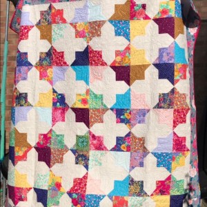 Double Square star Quilt