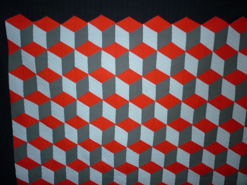 Rhombus Cube or Tumbling Block