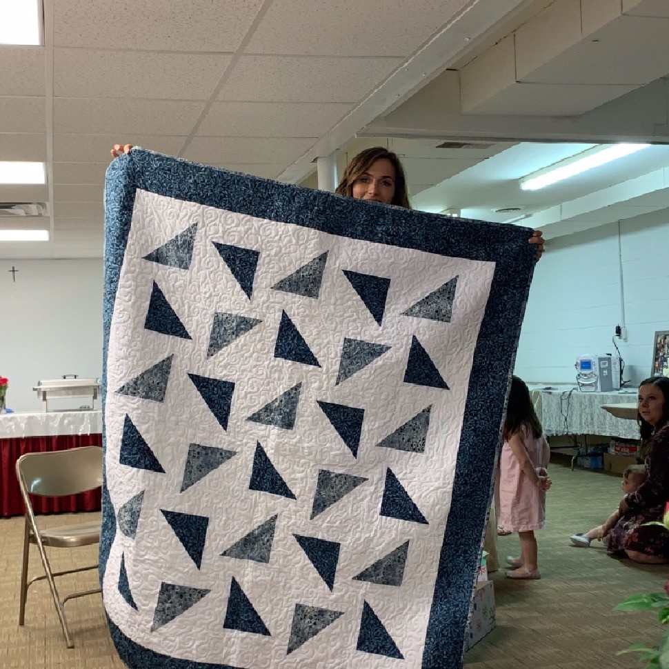 Falling Triangles Quilt