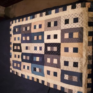 Keyhole Quilt for baby boy