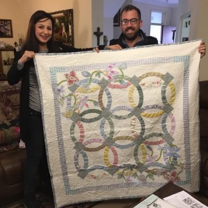 First Double Wedding Ring Quilt III