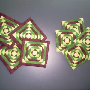 quilted coasters