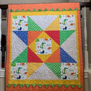 Leftovers Baby Quilt