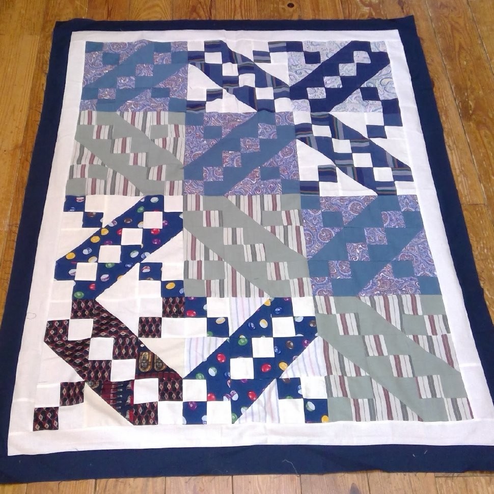 Jacob's Ladder memory quilt (5 of 5)