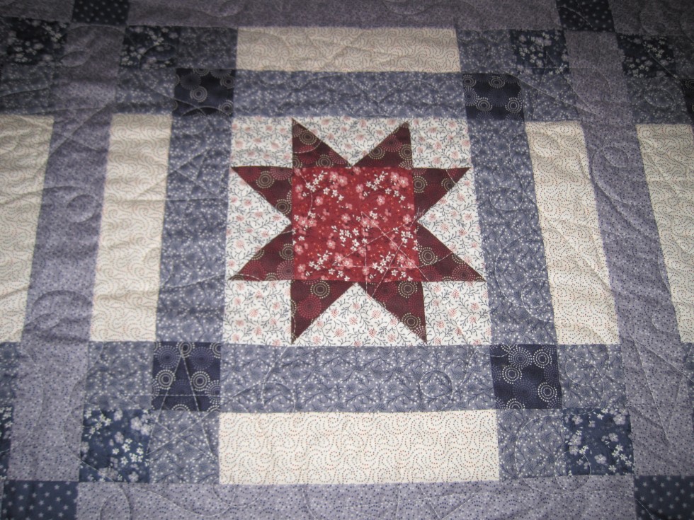 Peggy's Quilt #32 - Stars & Plaid Quilt
