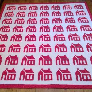 Little Red Schoolhouse quilt