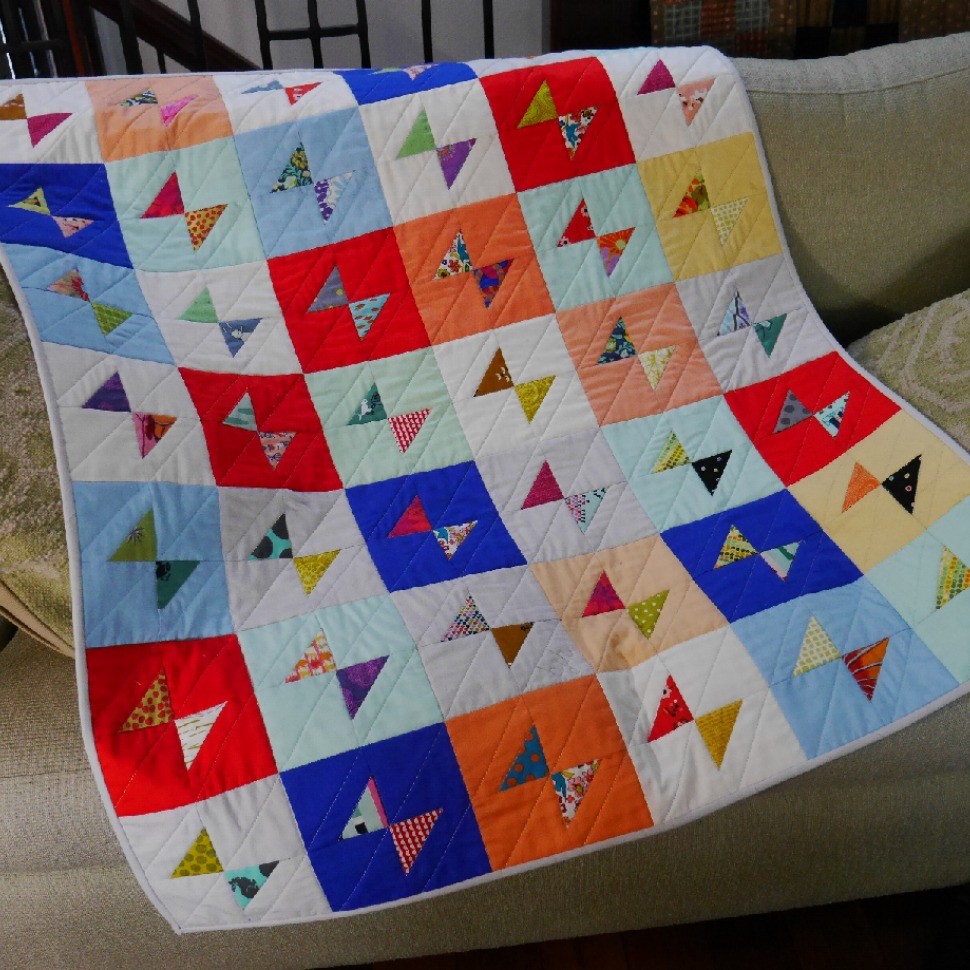 Bow Tie quilt for Carla