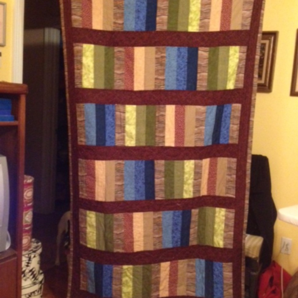 Gregory's lap/throw quilt