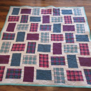 flannel basket weave quilt