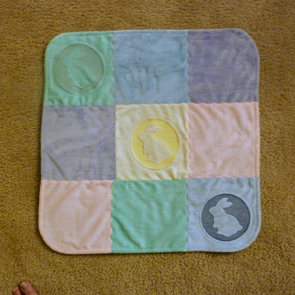 Pet the Bunny Toddler Quilt