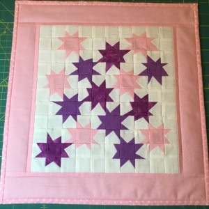 Mini wonky star quilt