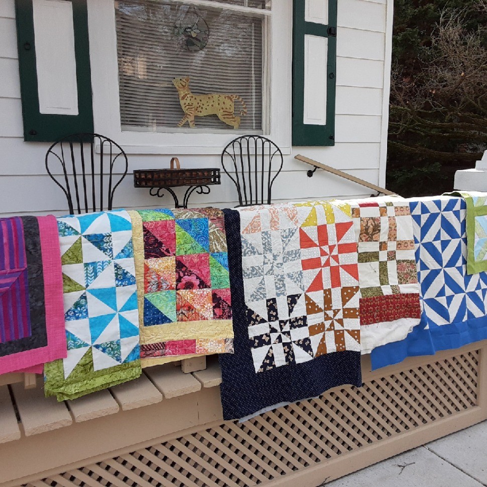 My quilts in 8 months 