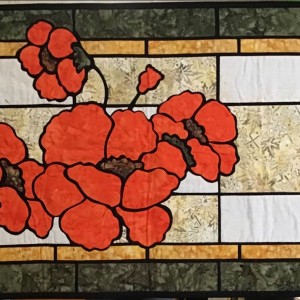 Stained Glass Poppies