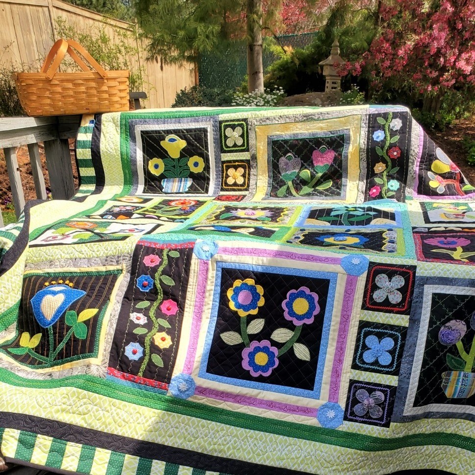 Day and Night in a Stitcher's Garden