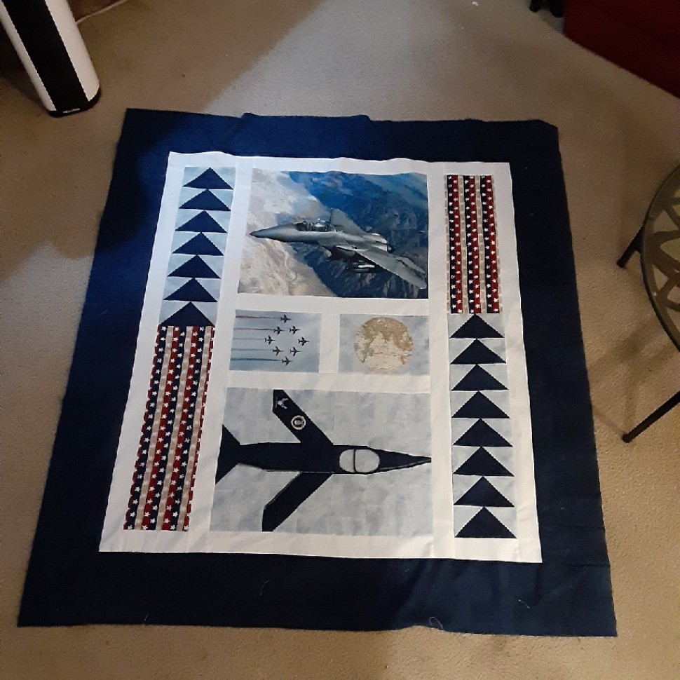 Air Force quilt 