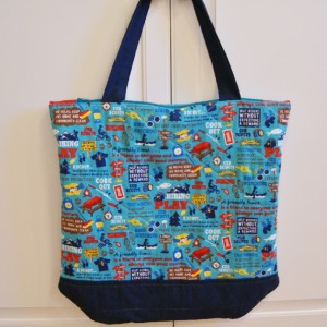 Boy's Quilted Tote