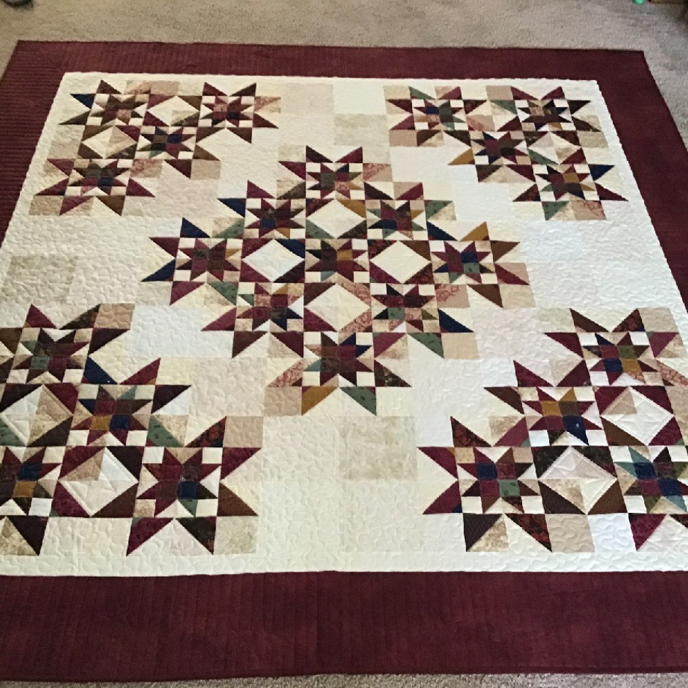 Nine Sisters Quiltsby me