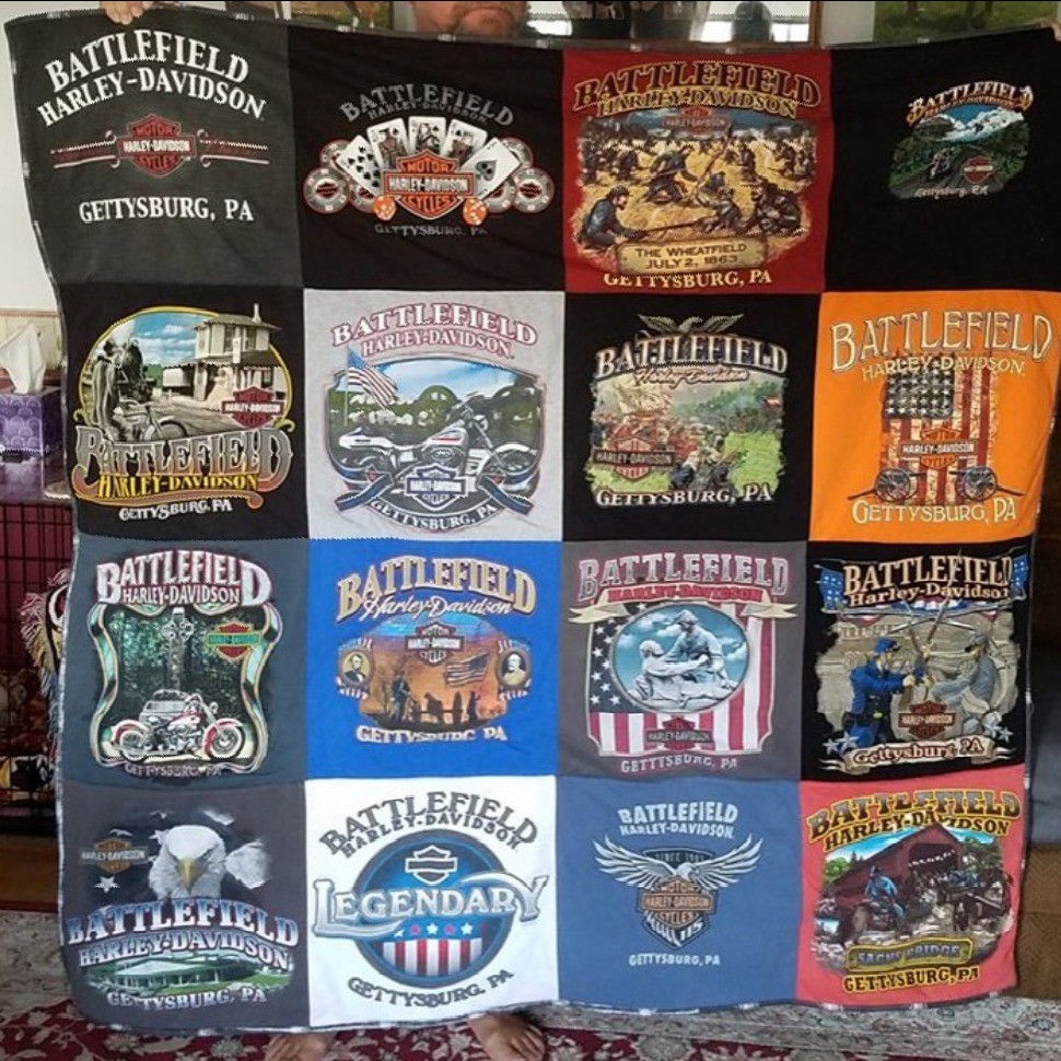 Harley t-shirt quilt