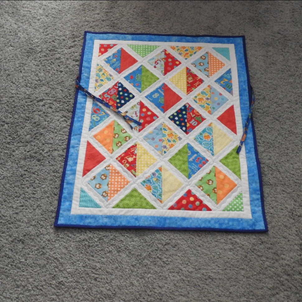 Baby car seat quilt or stroller quilt