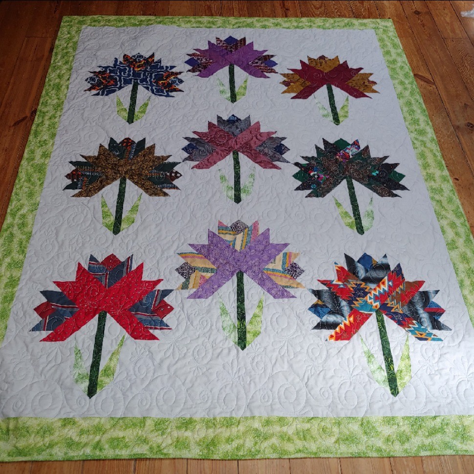 Beautiful Bouquets Memory quilt