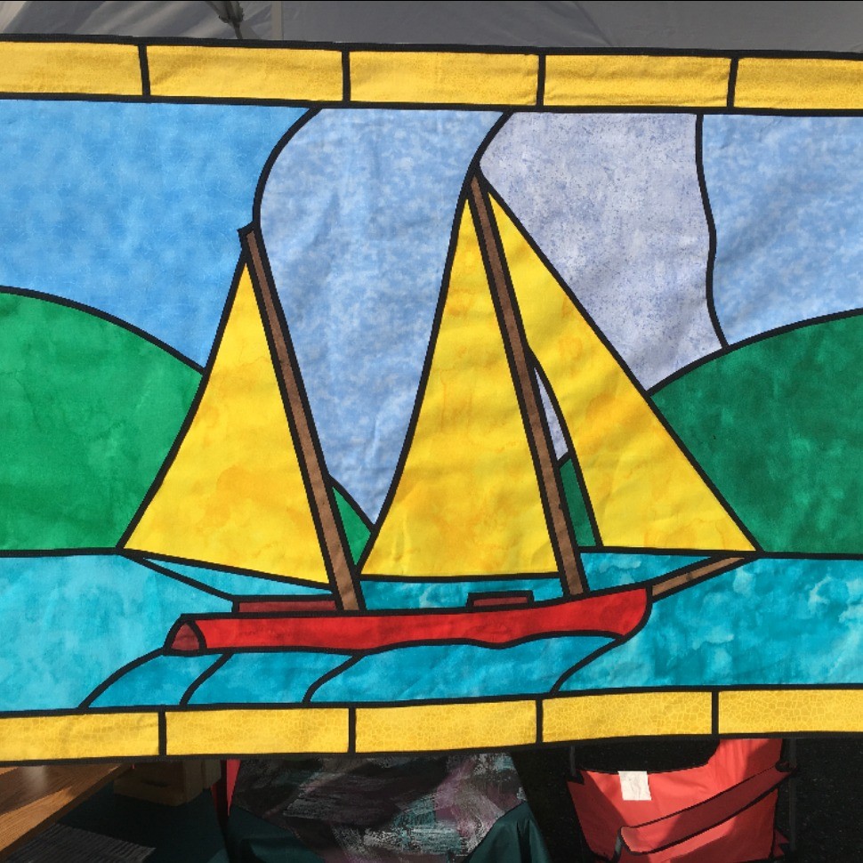 Stained Glass Style Wall Hanging