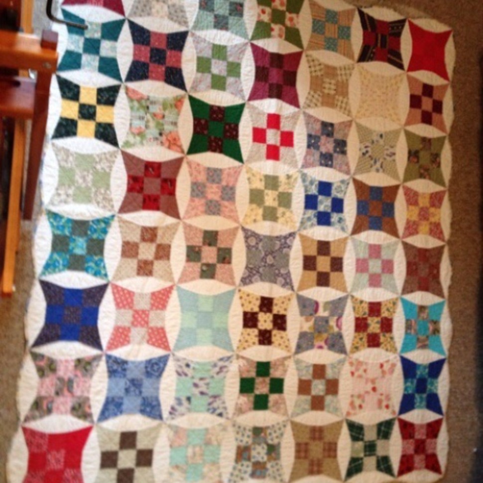 1962 Revisited (My First Quilt, Reworked)