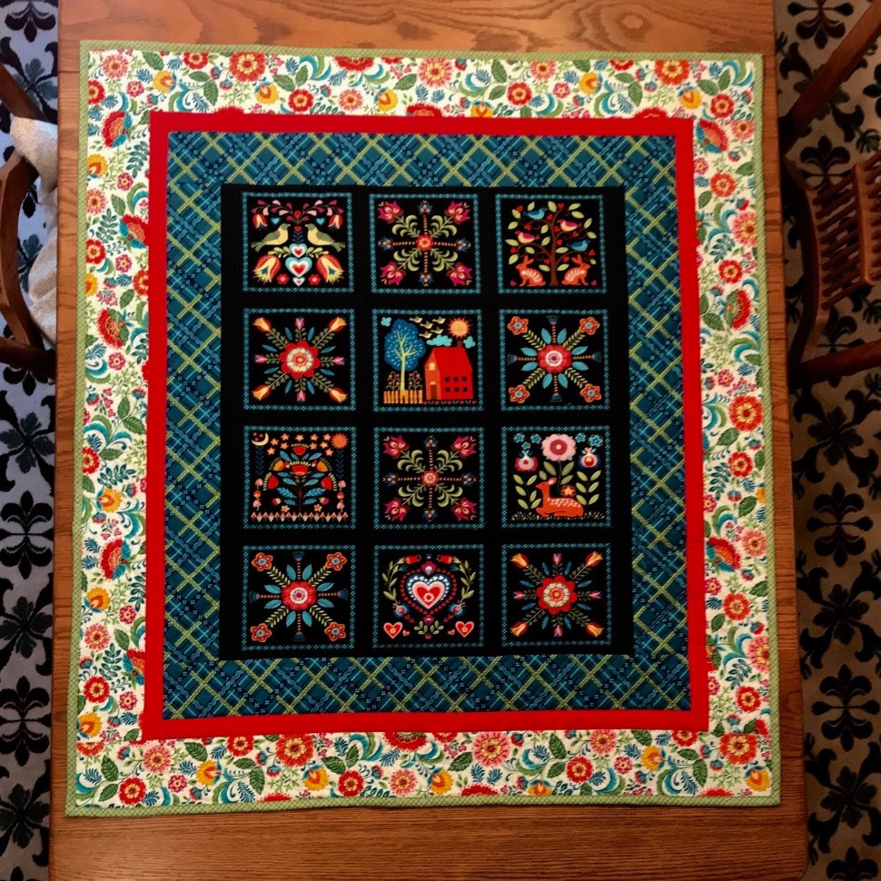 Pieceful Gatherings Panel Quilt