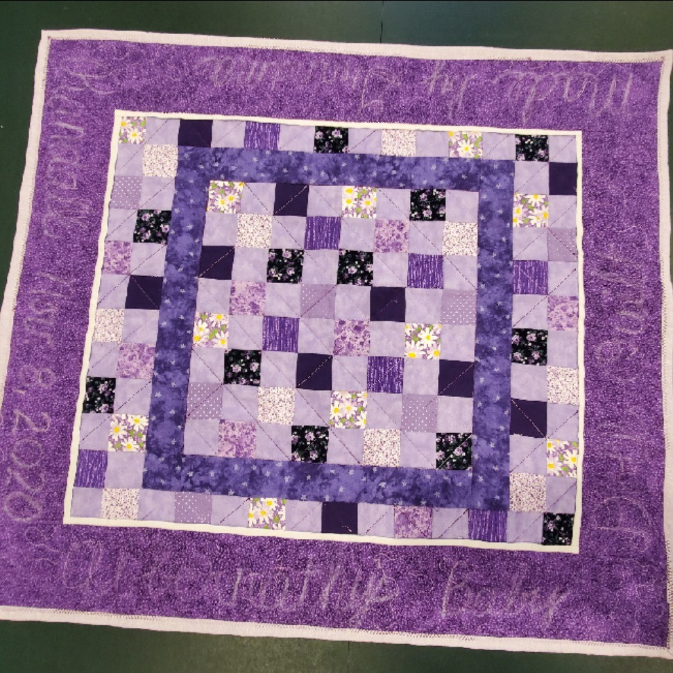 Granddaughters Baby Doll Quilt 