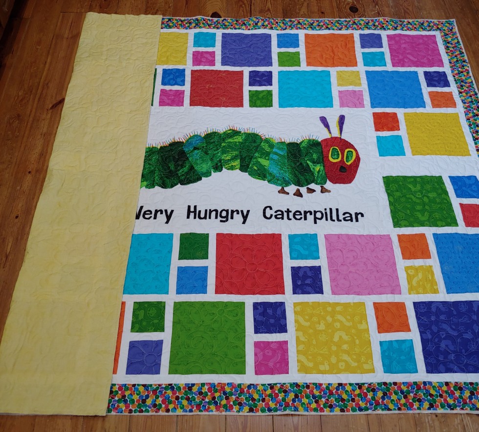 Very Hungry Caterpillar Quilt Quiltsby me