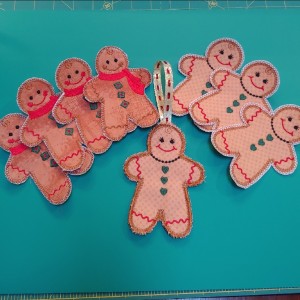 gingerbread men and women ornaments