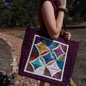 Cathedral Window Tote Bag