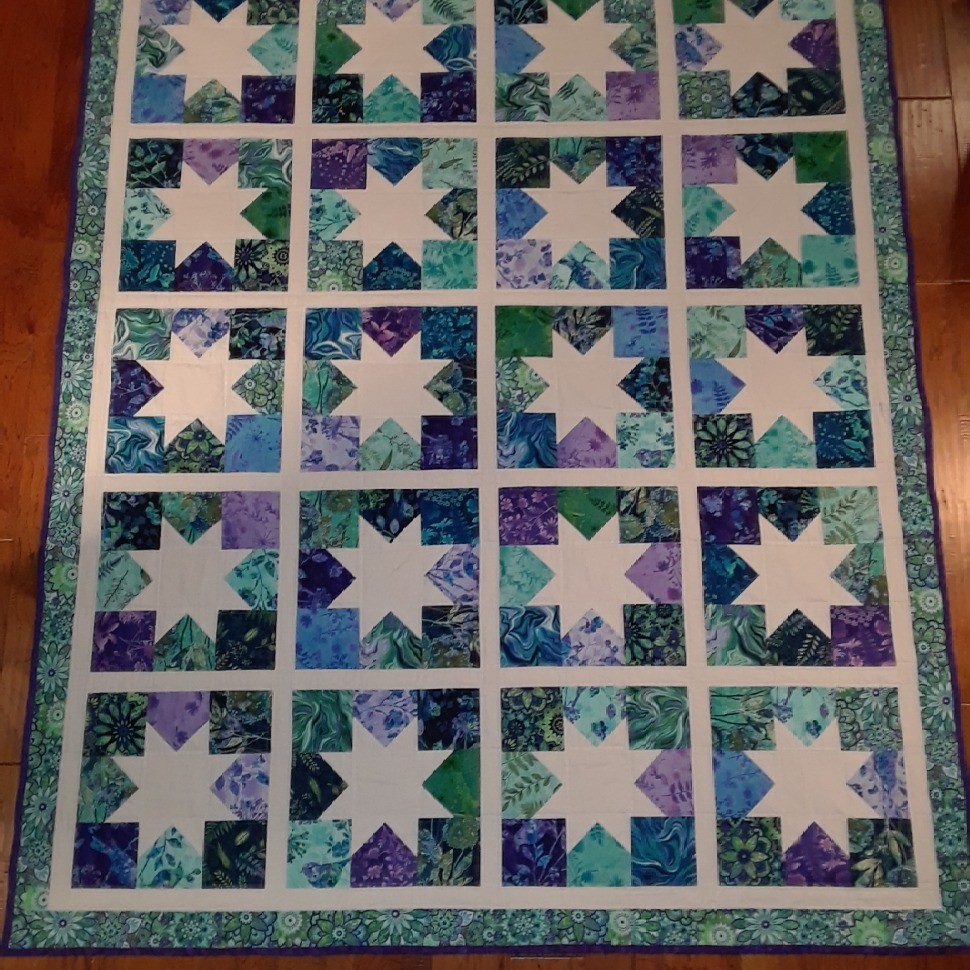 Charming Star Quilt.