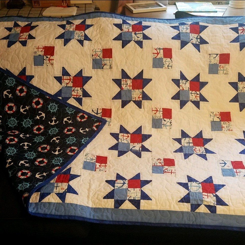 Anchor 4 Star Patch Quilt