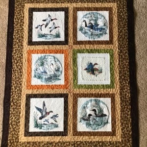Water Fowl Block Dignity Quilt