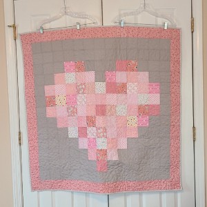 Pixelated Pink Heart III