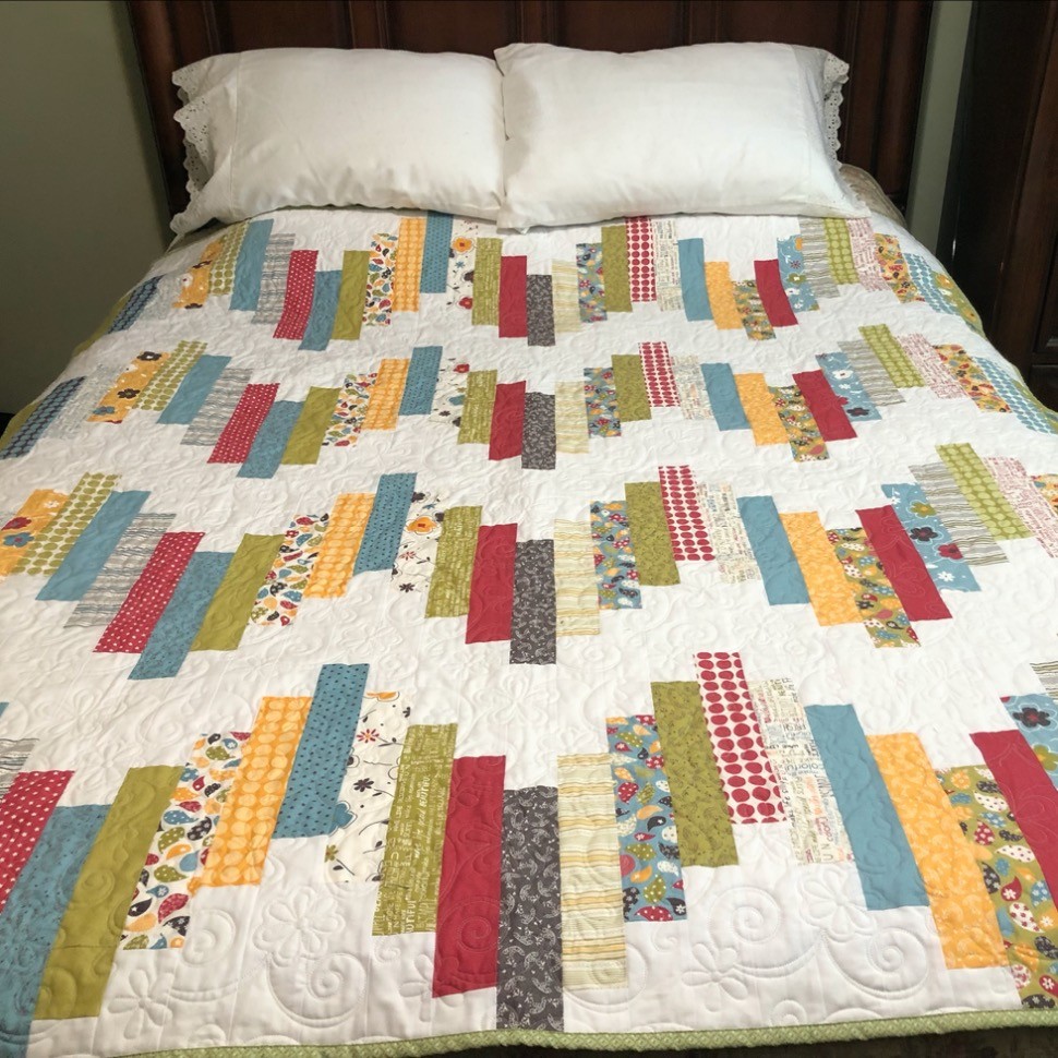 Ridiculously Easy Jelly Roll Quilt