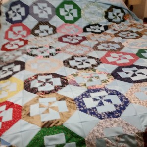 Disappearing Pinwheel Quilt for Clayton