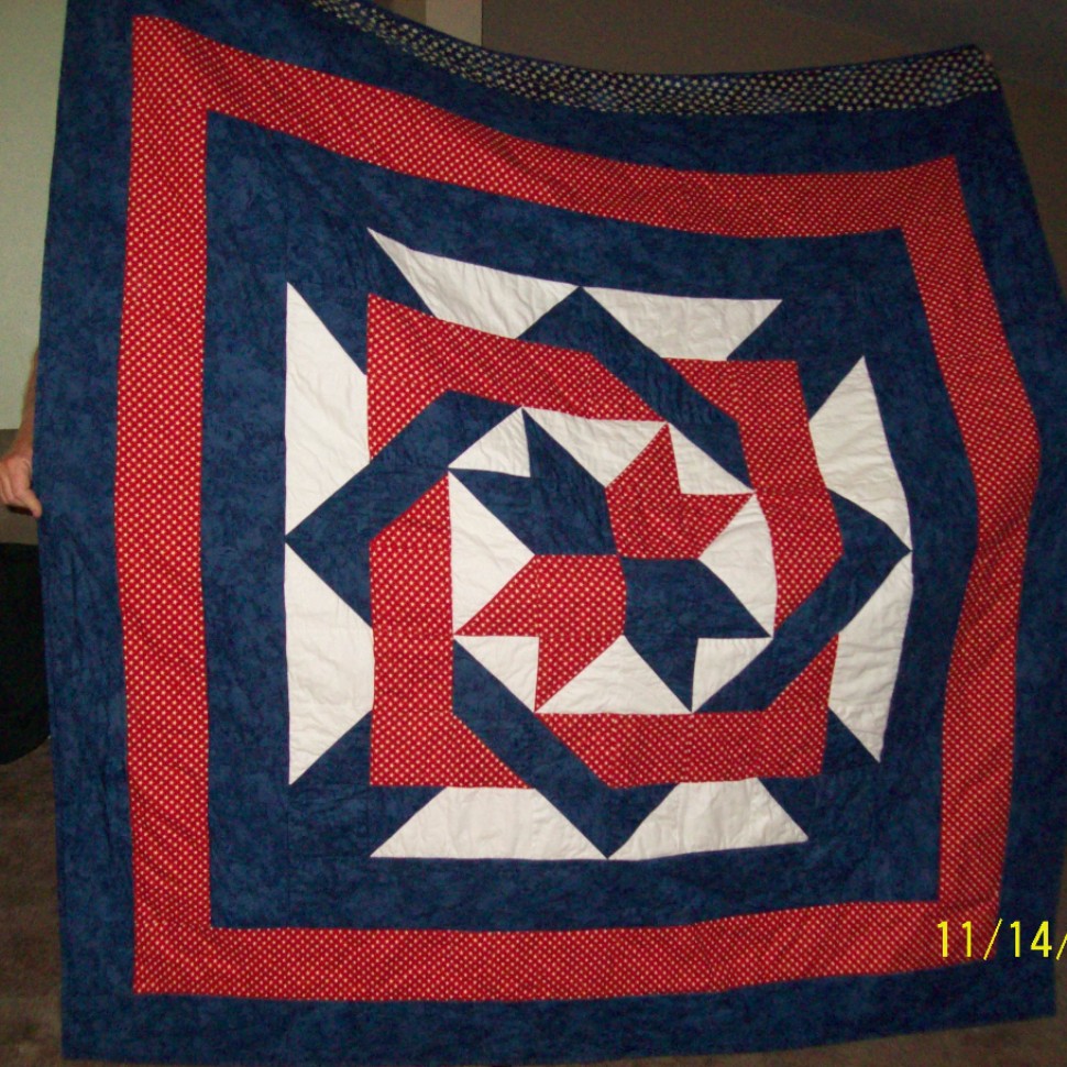 Red, white and blue - Our Daughters Quilt
