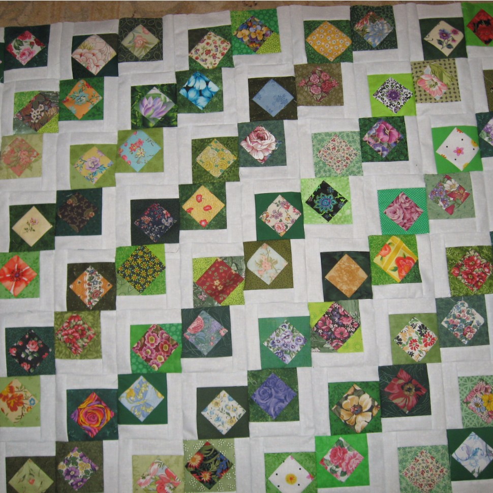 Falling Charms quilt