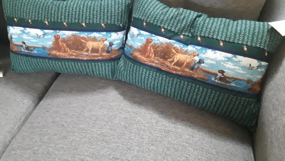 Matching Dog Pillows