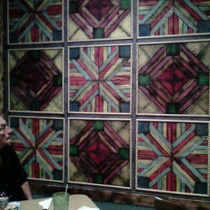 Wooden quilt