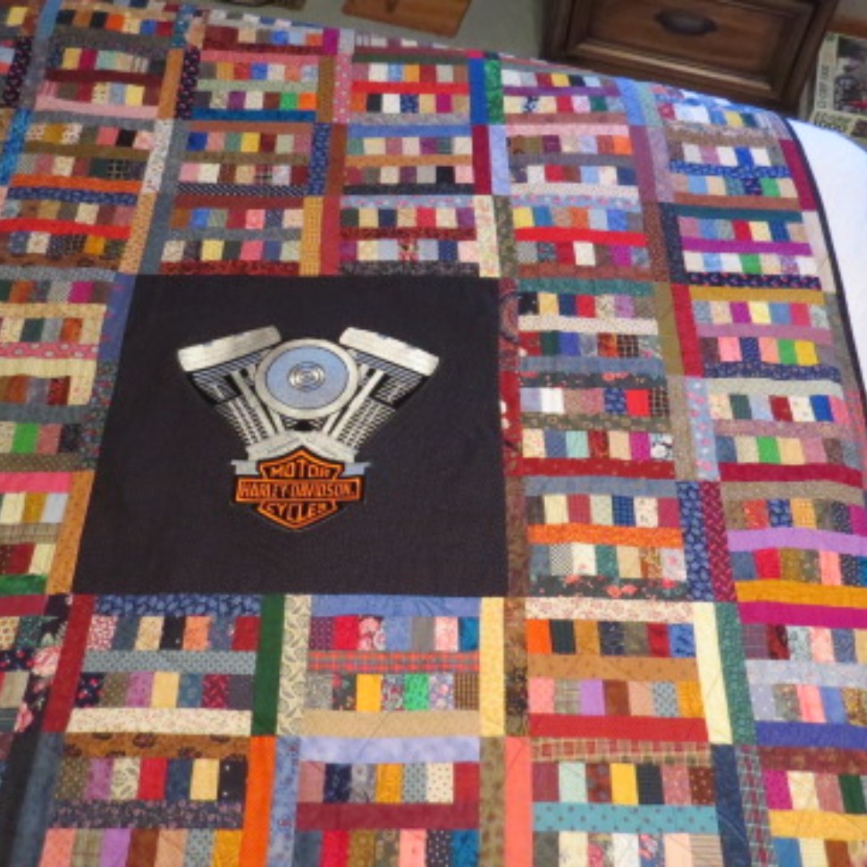 Dad's Harley Quilt