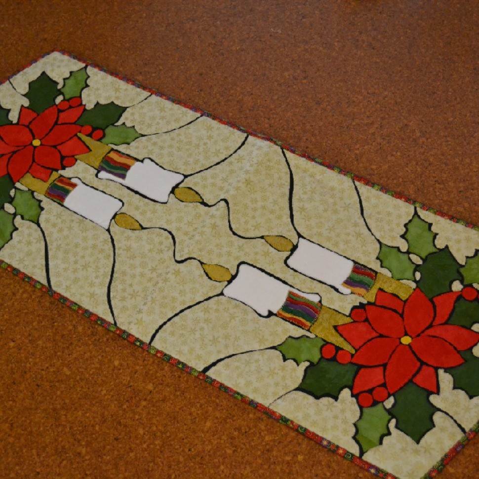 Stained Glass Window Table Runner