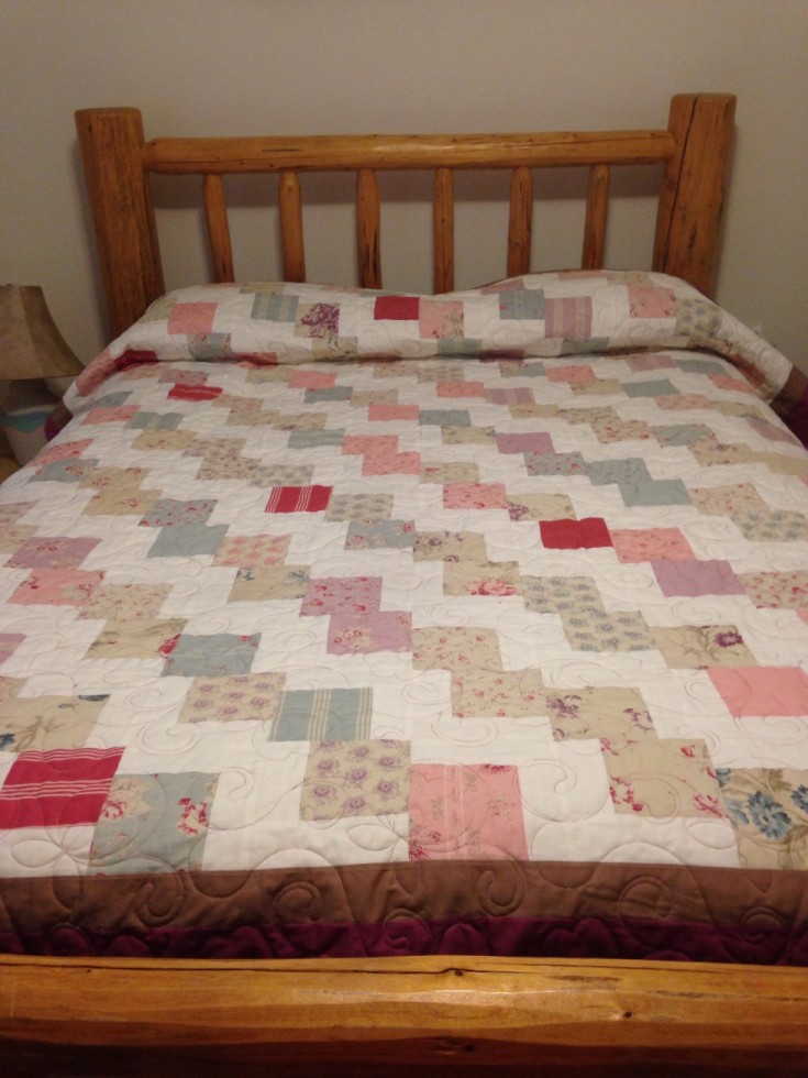 Falling charms quilt