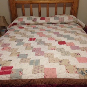 Falling charms quilt