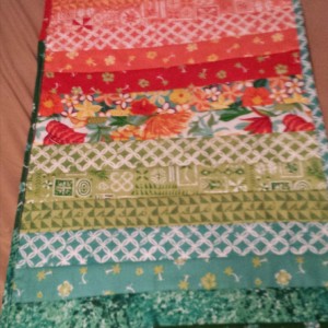 Quilt as you go table runner