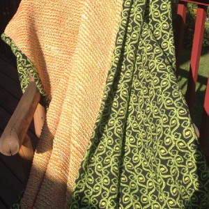 Cut Chenille flannel blanket - King Size!