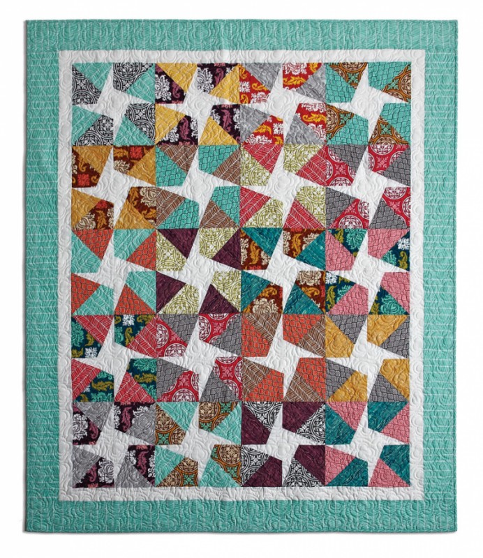 Freestyle star quilt