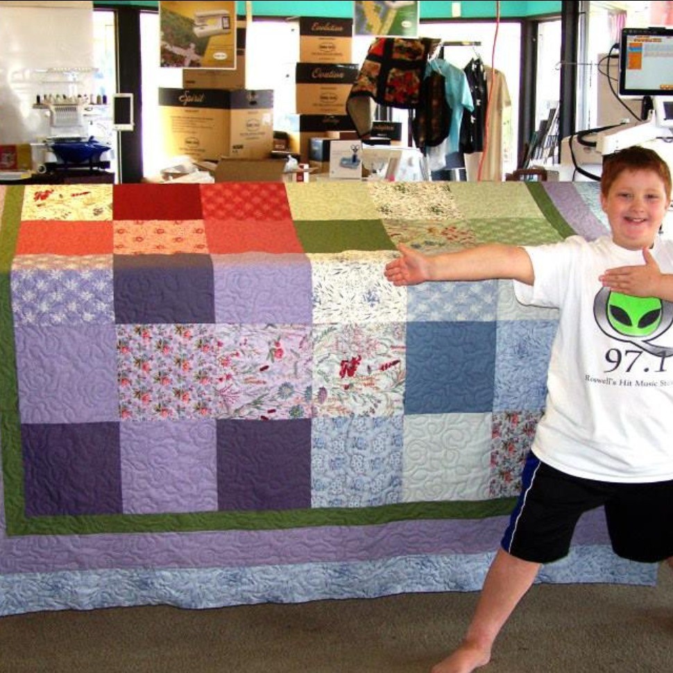 Patrick's First Quilt